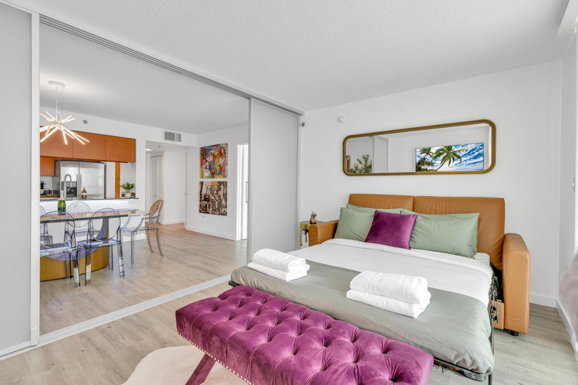 Oceanside Penthouse Apartment In Brickell Miami, Pool, Free Parking מראה חיצוני תמונה